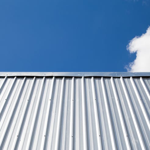 Aluminum roof. Image Credit: Shutterstock.com/McFishoPhoto