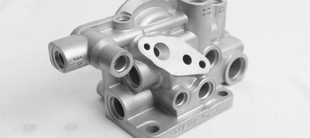 DMLS aluminum sample part