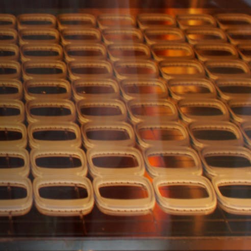 Fused deposition modeling FDM production of parts in large format 3D printing build