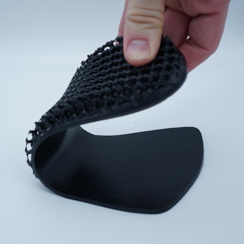 Durable TPU rubber with vapor smoothing