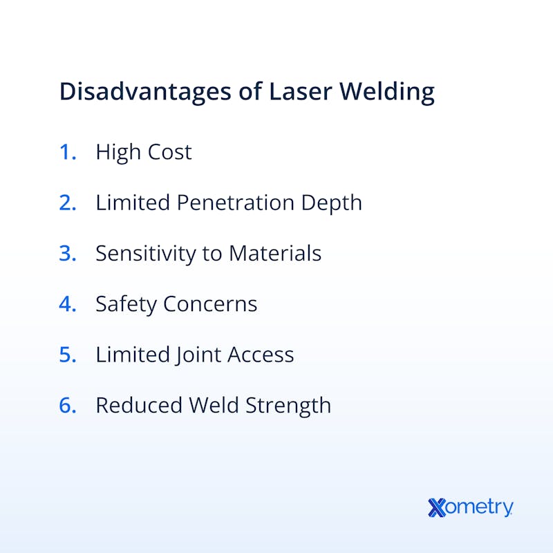 laser cutting disadvantages 