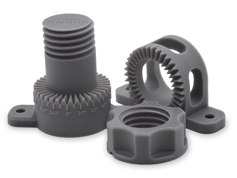 An adjustable angle bracket made from Formlabs Grey V5 resin.